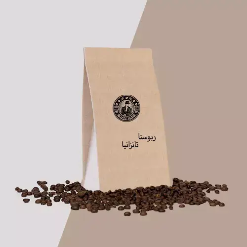 دانه قهوه ربوستا تانزانیا
